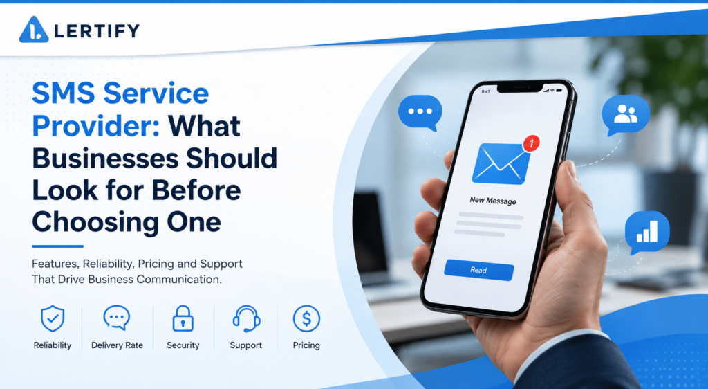 SMS Service Provider What Businesses Should Look for Before Choosing One